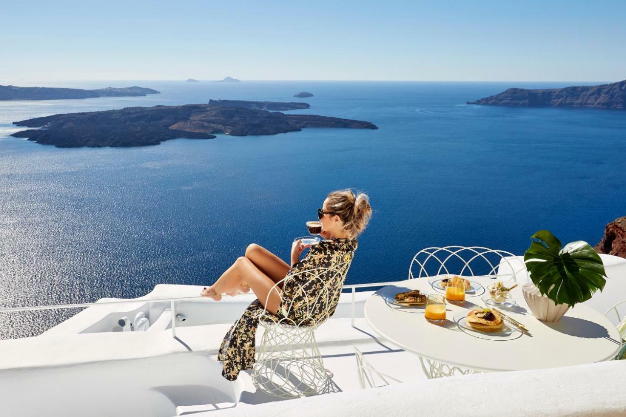 Gitsa Cliff Luxury Villa Imerovigli  Ngoại thất bức ảnh