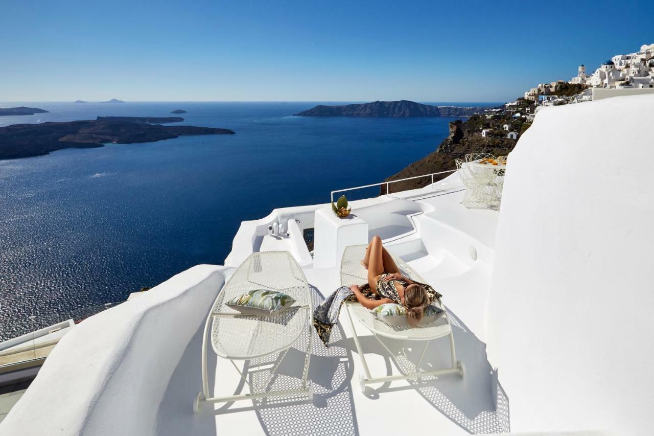 Gitsa Cliff Luxury Villa Imerovigli  Ngoại thất bức ảnh